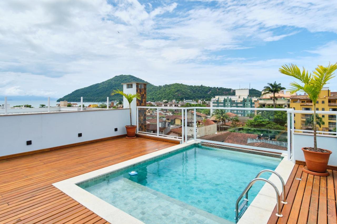 Orla Ubatuba 300 Metros - Ar Condicionado, Varanda Gourmet 外观 照片