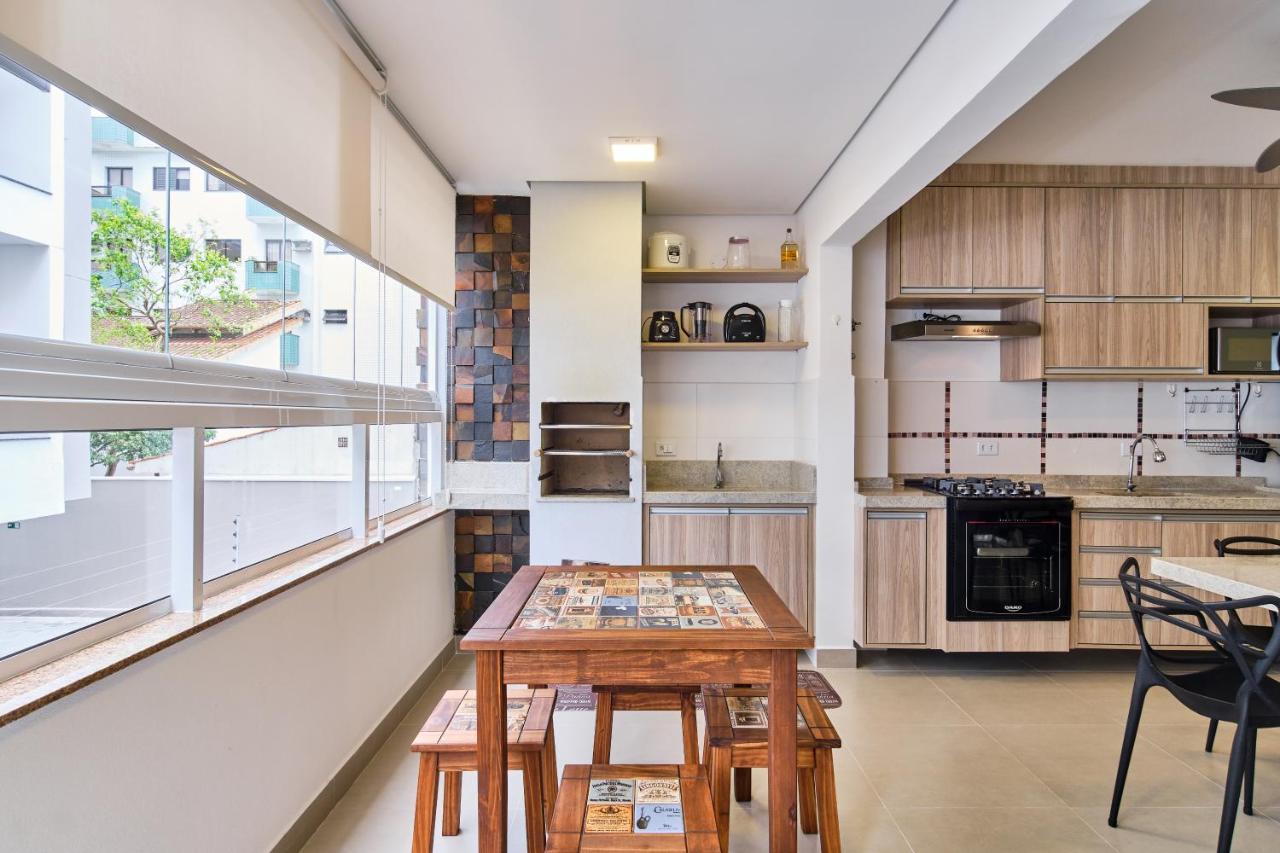 Orla Ubatuba 300 Metros - Ar Condicionado, Varanda Gourmet 外观 照片