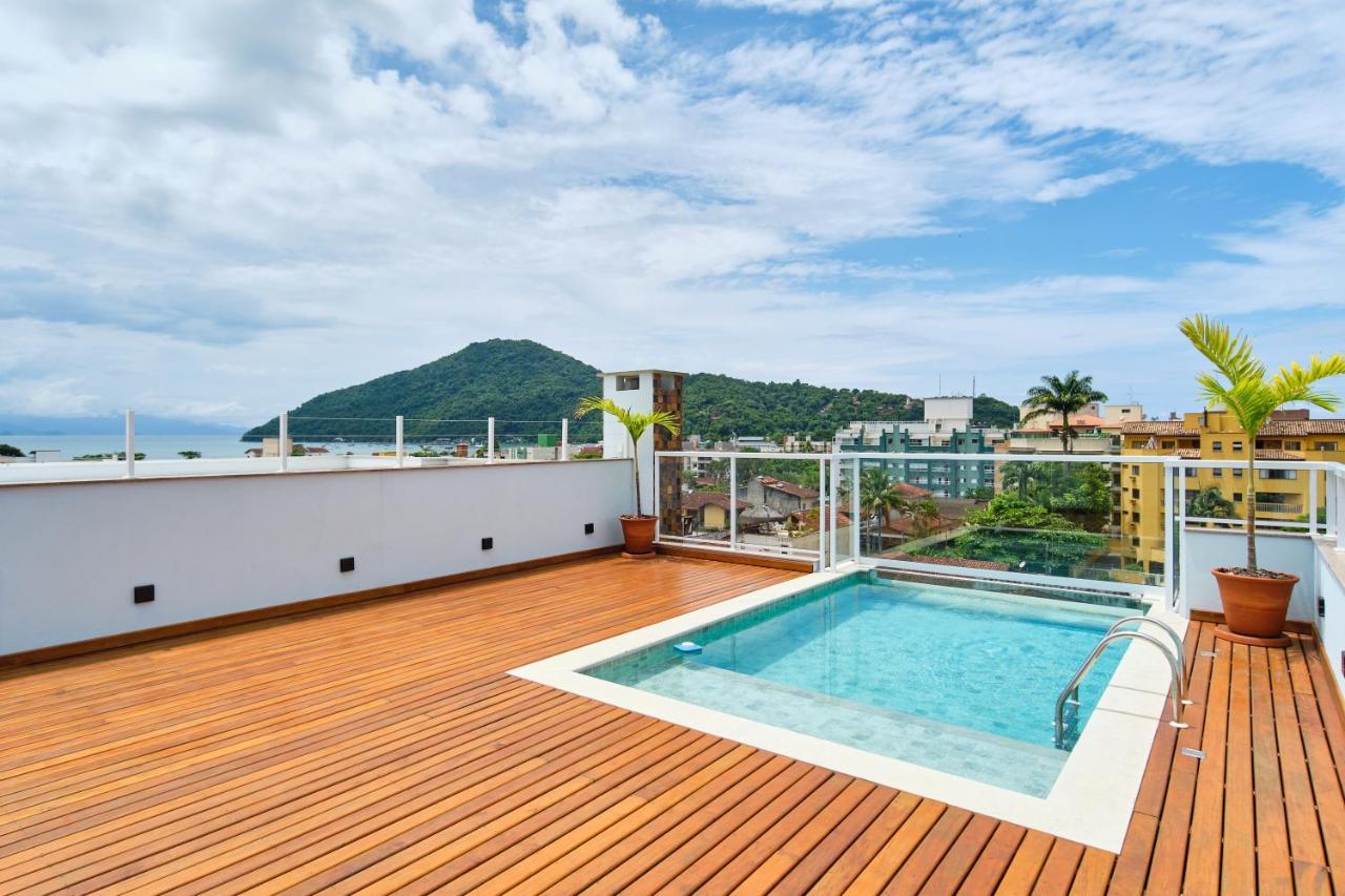 Orla Ubatuba 300 Metros - Ar Condicionado, Varanda Gourmet 外观 照片